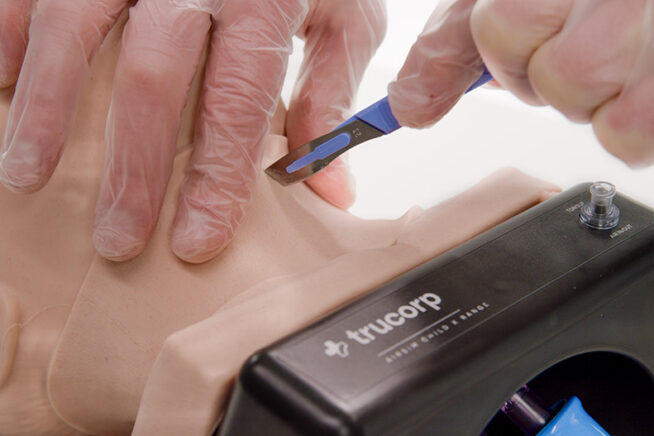 Pediatric tracheostomy trainer Pediatric tracheostomy trainer