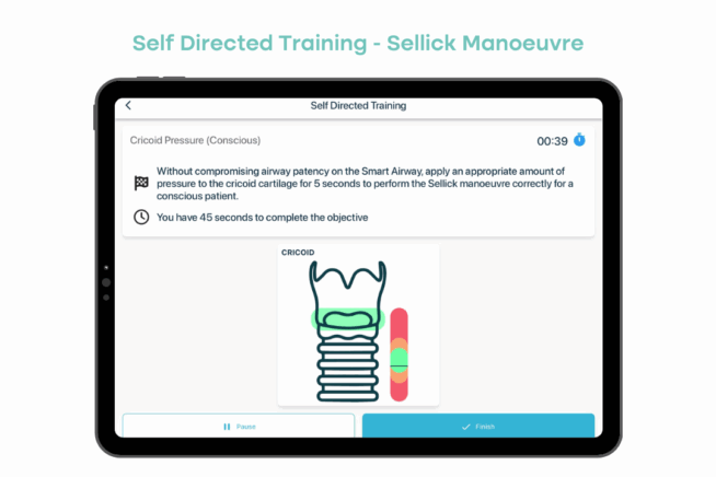 Smart Airway Adult App - Self Directed Training Cricoid Pressure / Sellick Manoeuvre Smart Airway Adult App - Self Directed Training Cricoid Pressure / Sellick Manoeuvre