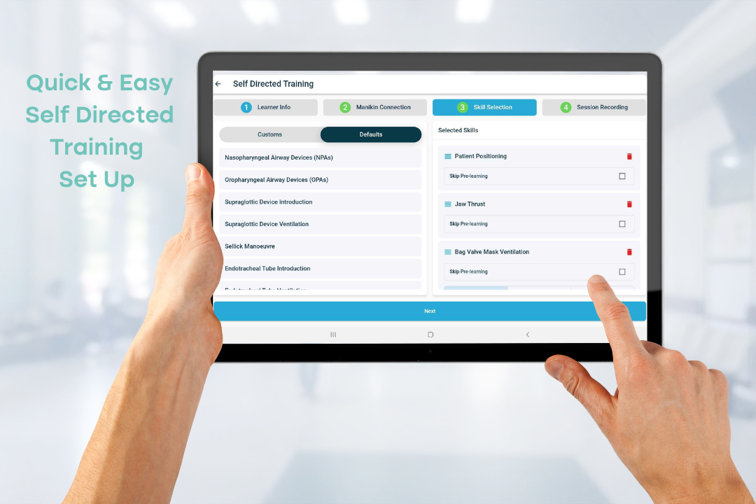 Smart Airway Adult App - Self Directed Training Set Up