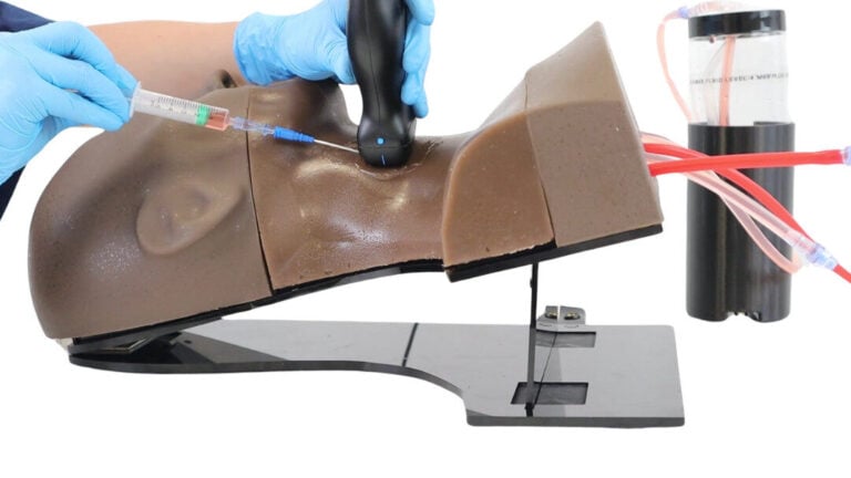 TruCVC being used by a medical specialist