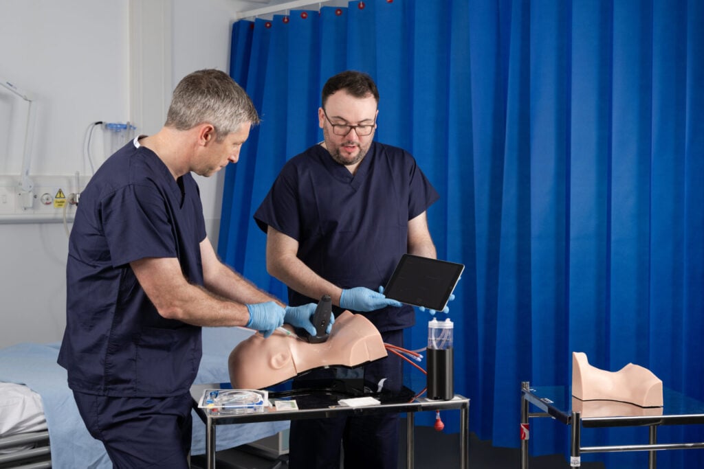 Ultrasound diagnostic training using Trucorp Manikins