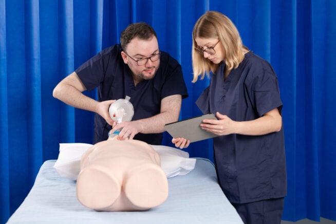 DS2_4121-1 Intubation Trainer using Smart Airway App