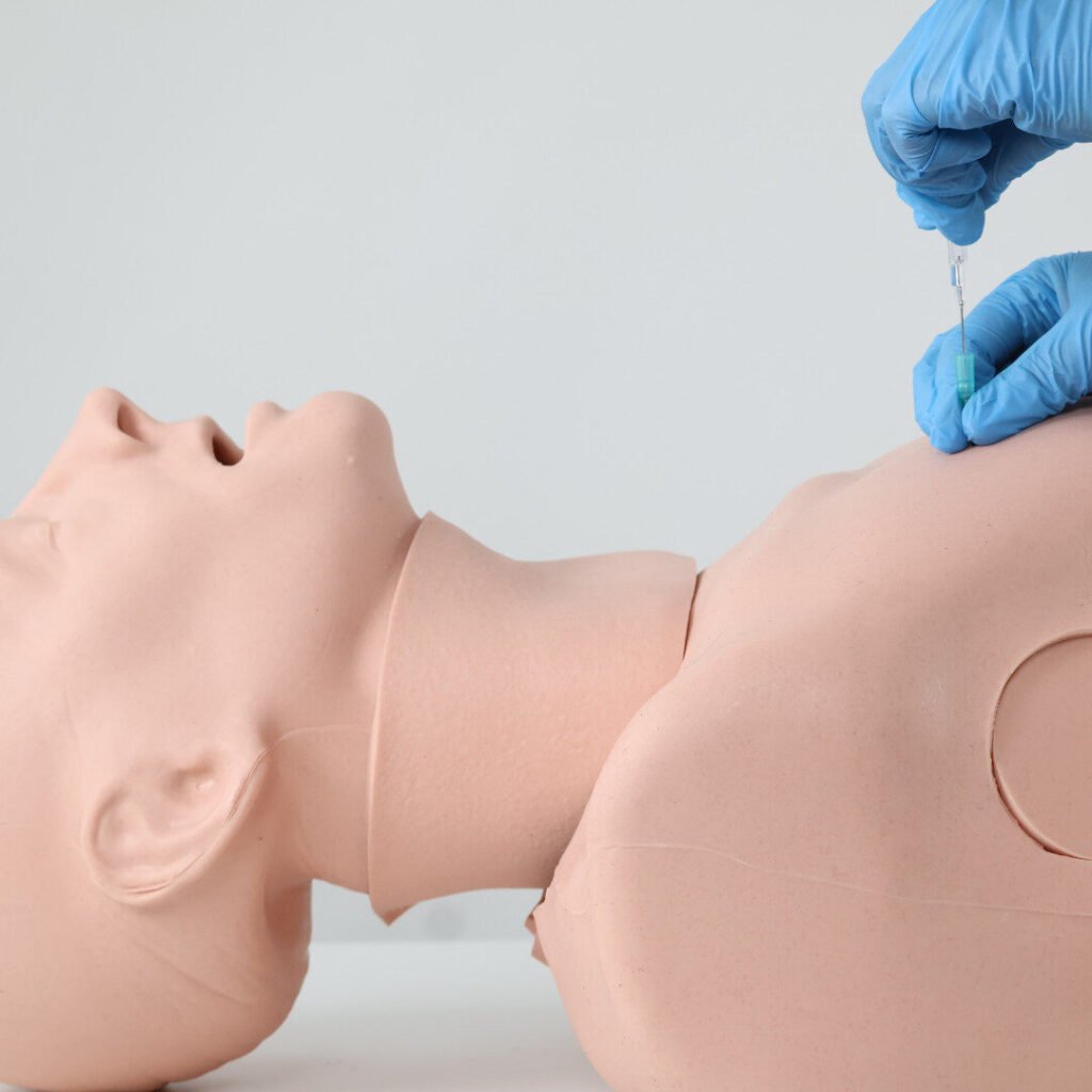 Needle Decompression on the TruMan Trauma Adult by TruCorp